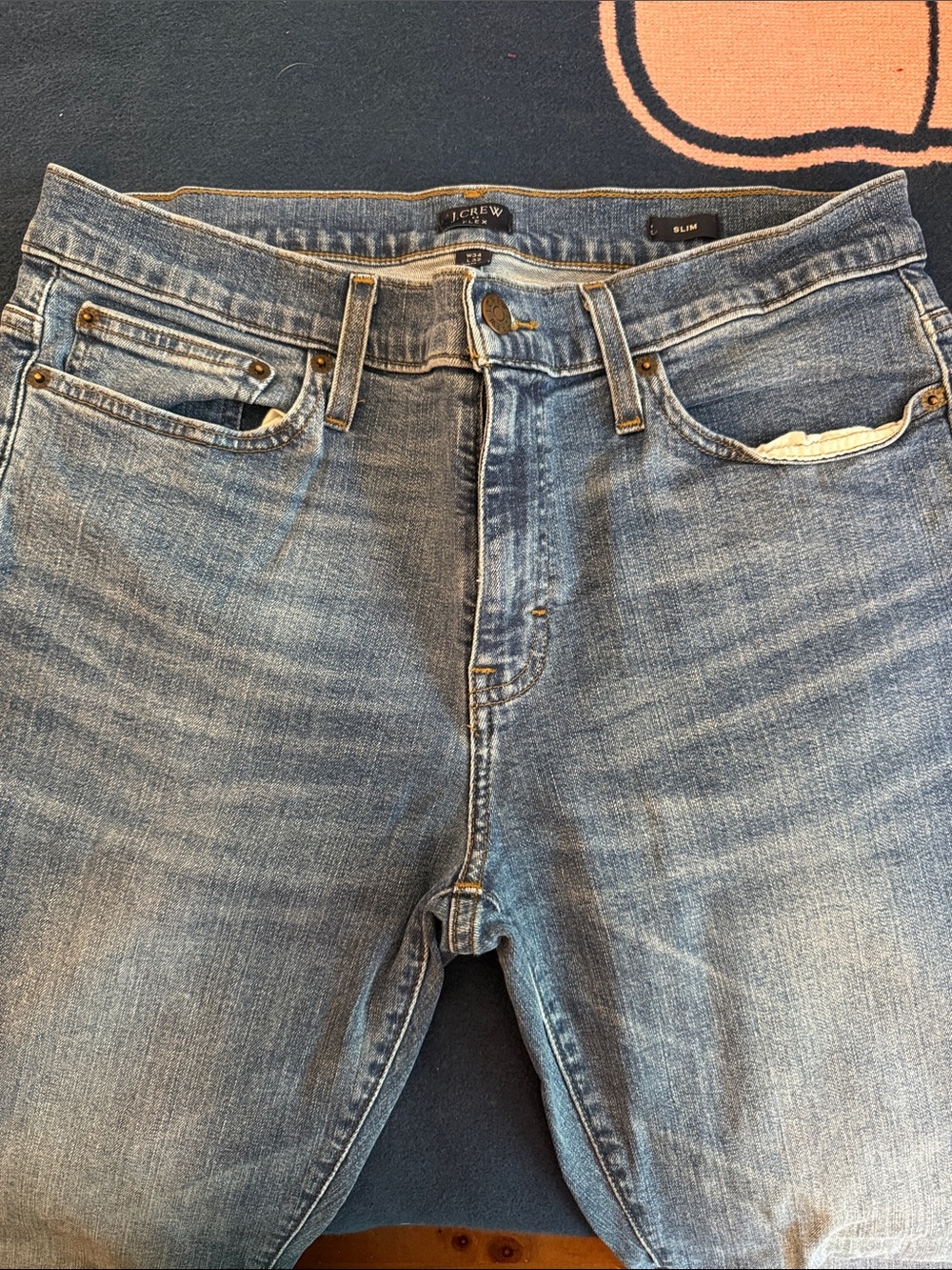 J. Crew Slim Men’s Jeans in Light Blue Wash